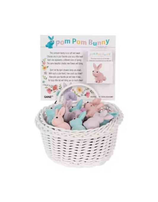 Ganz Pom Pom Bunny Charms - gg's art frames gifts