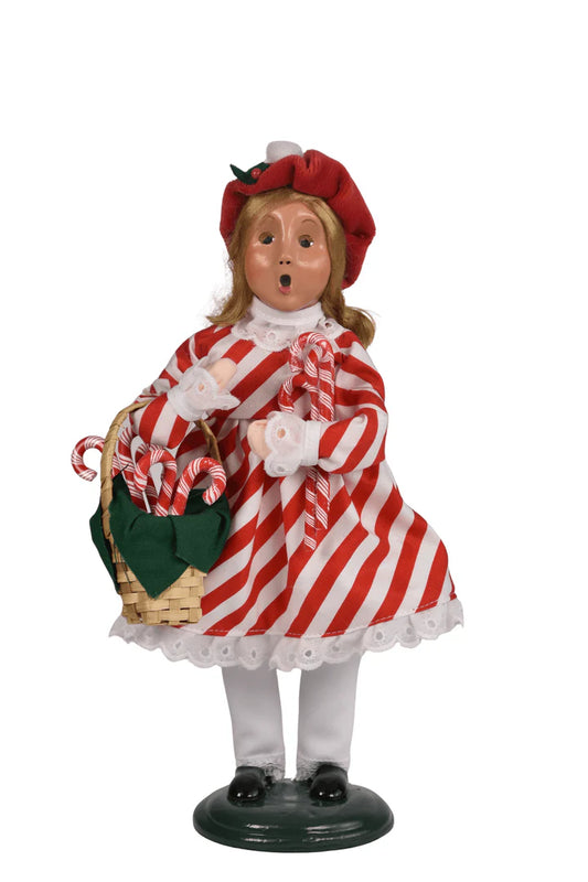 Byers' Choice Candy Cane Girl