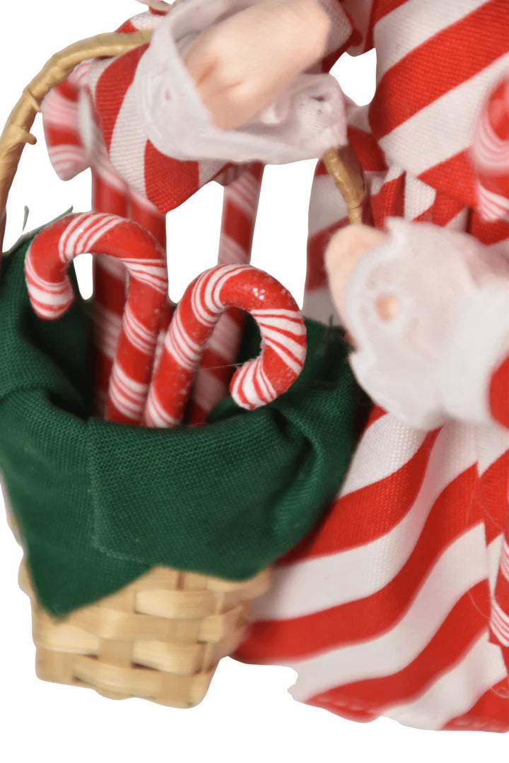Byers' Choice Candy Cane Girl