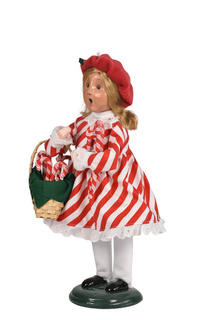 Byers' Choice Candy Cane Girl
