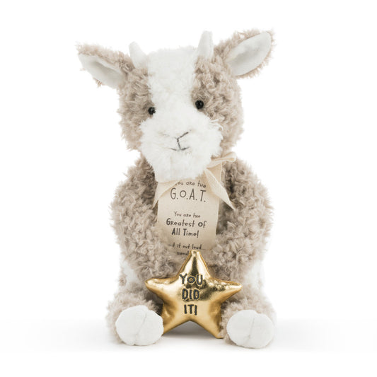 Demdaco G.O.A.T Goat Stuffed Animal