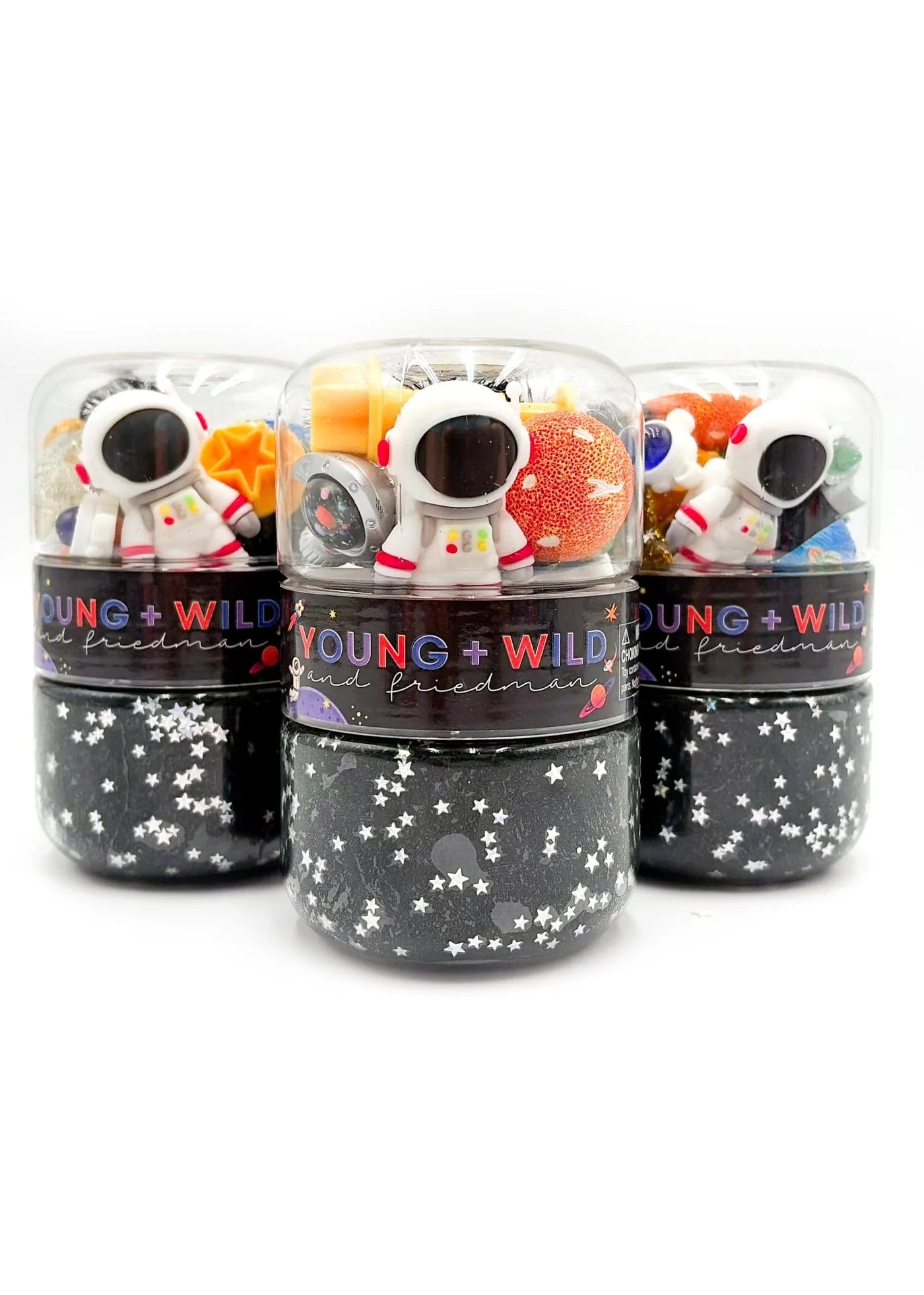 Young + Wild and Friedman Grab & Go Dough Jar - Space