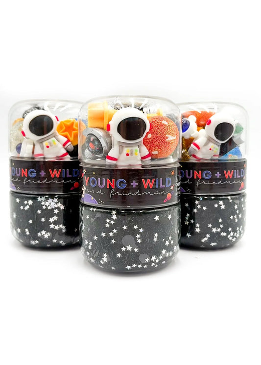 Young + Wild and Friedman Grab & Go Dough Jar - Space