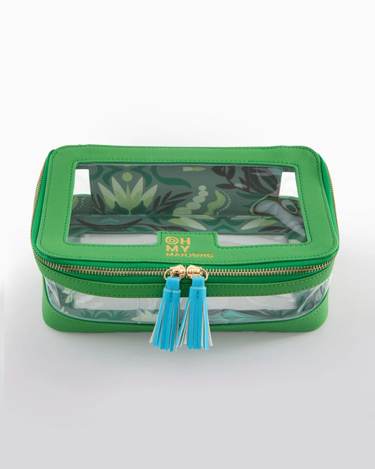 Oh My Mahjong Green Storage Bag