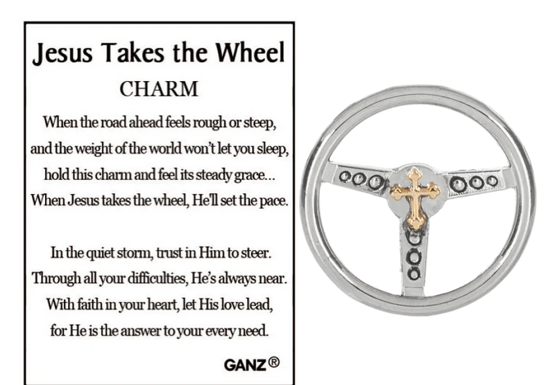 Ganz Jesus Take the Wheel Charm - gg's art frames gifts