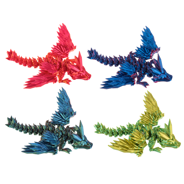Ganz Shimmer 3-D Printed Crystal Dragon
