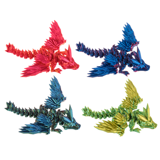 Ganz Shimmer 3-D Printed Crystal Dragon