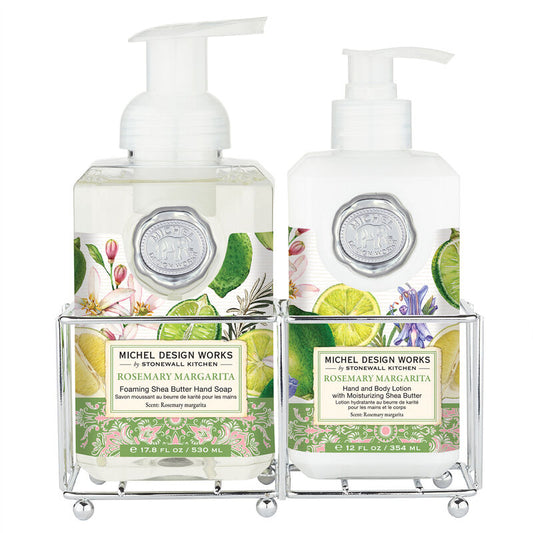 Michel Design Works Rosemary Margarita Foaming Hand Soap and Hand and Body Lotion