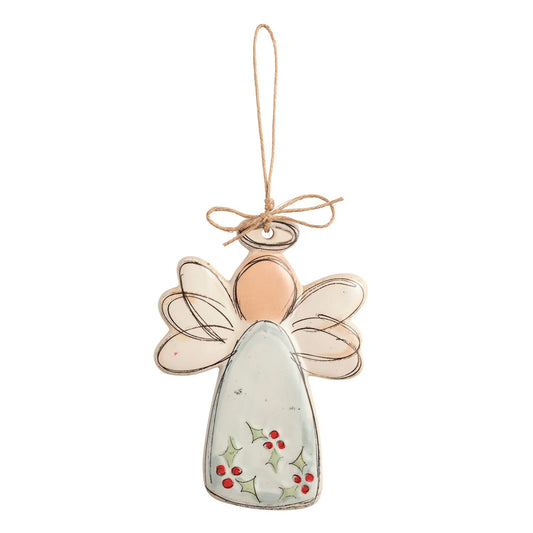 Mud Pie Ceramic Angel Ornaments