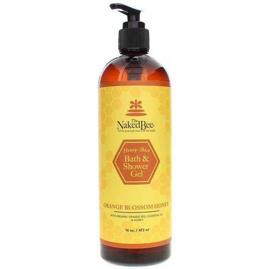 The Naked Bee Orange Blossom Honey Honey-Thich Bath & Shower Gel 16oz