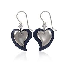 Silver Forest Silver Layered Modern Hearts