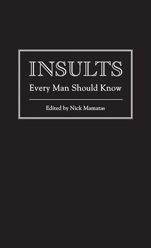 Penguin Random House LLC Insults Every Man Should Know - gg's art frames gifts