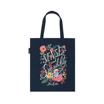 Jane Austen Sense and Sensibility Book Tote Bag
