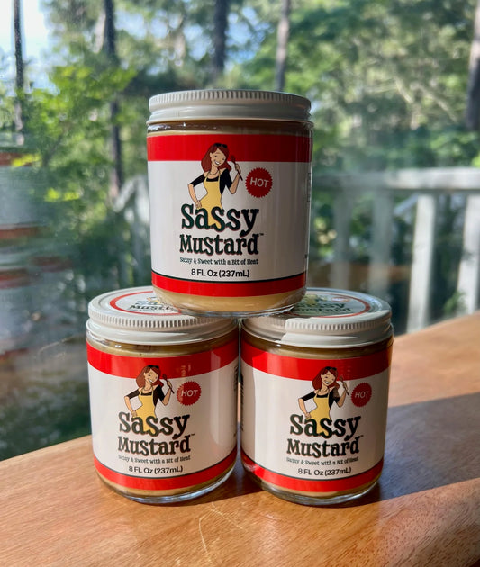 Sassy Mustard Hot 8oz Jar