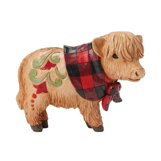 Jim Shore Highland Glen "Moo-ti-ful Christmas" Highland Cow