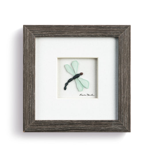 Demdaco Sharon Nowlan Of Life & Dragonflies Wall Art Gray 6"