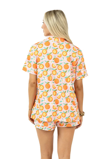 Katydid Sweet Orange Loungewear Pajama Set