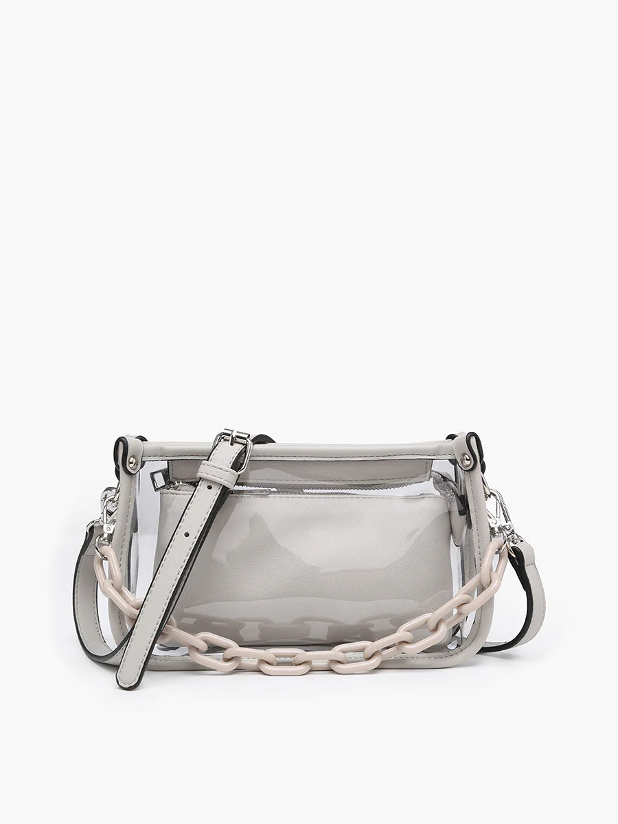 Jen & Co. Jessica Clear Crossbody