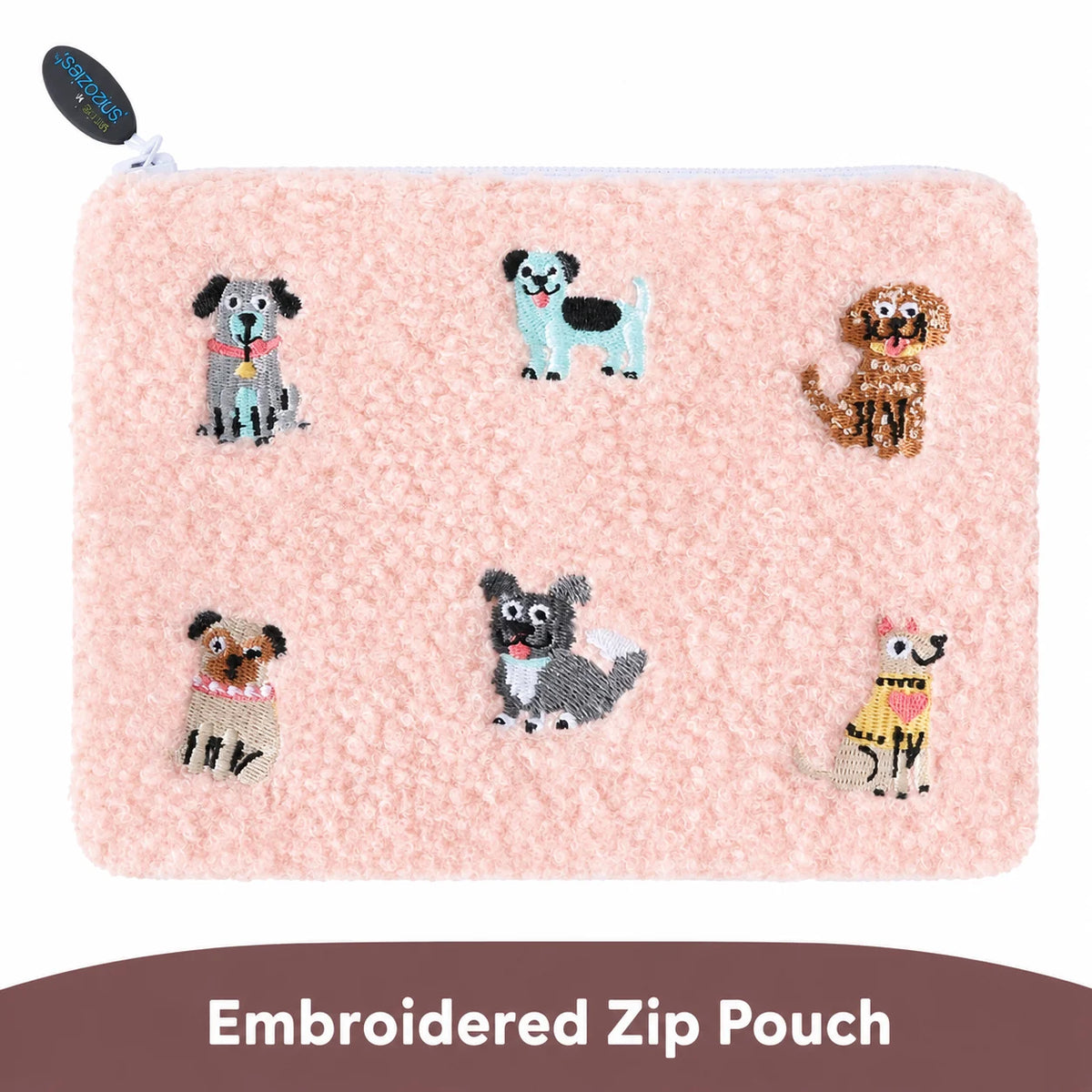Snooizes Stashies Embroidered Pouch