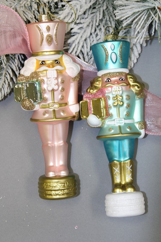 Trade Cie 2.65x7" Glass Nutcracker Ornament