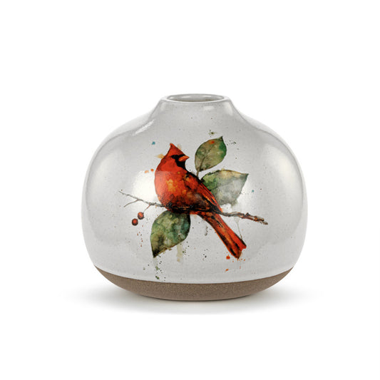 Demdaco Cardinal Bud Vase