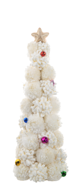 Ganz Frosted Pom Pom Tree