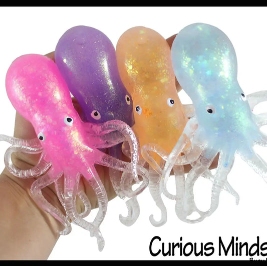 Curious Minds Toys Gooey Gel Filled Octopus Fidget Stress Toy