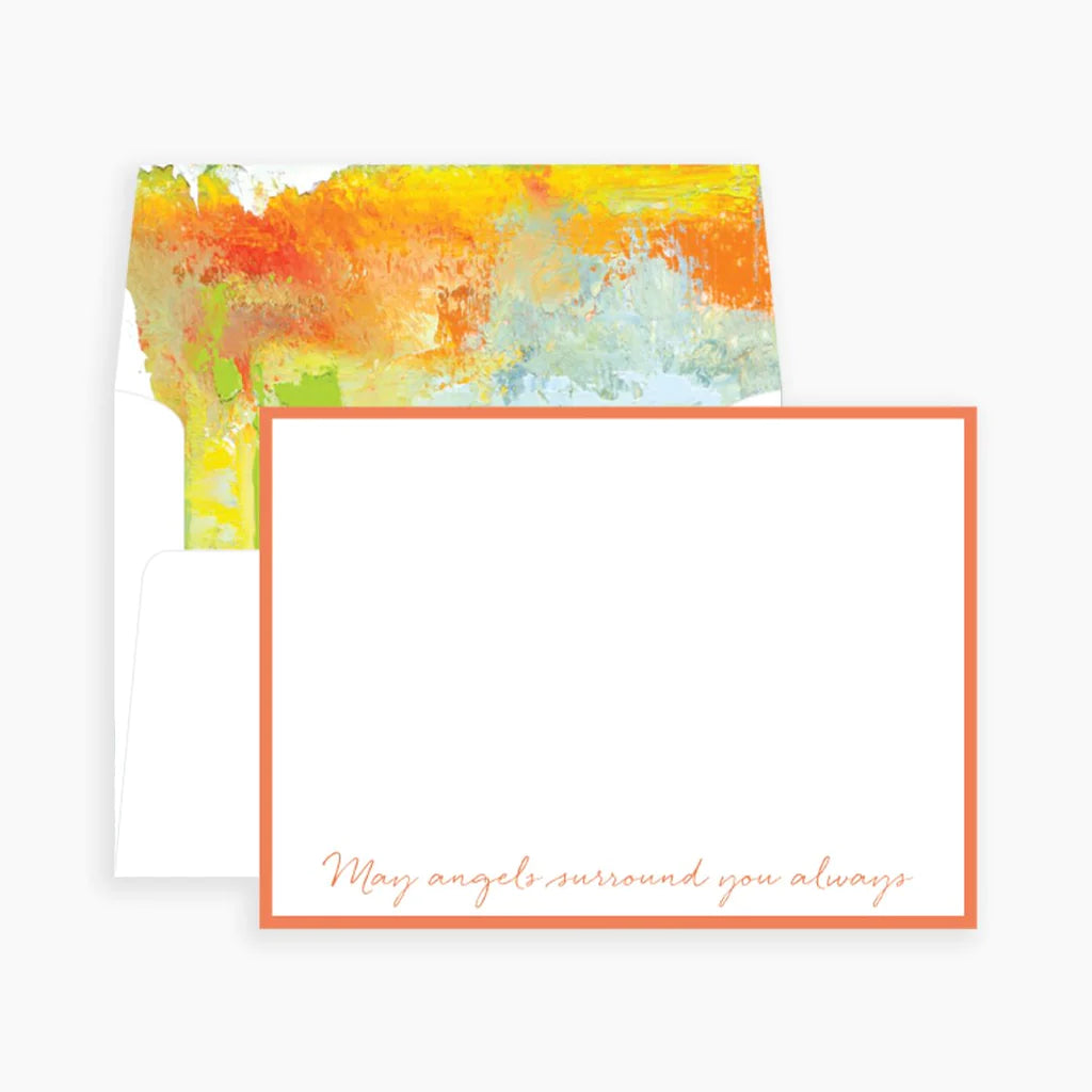 Anne Neilson Home - May Angels Surround You Always Notecards Set