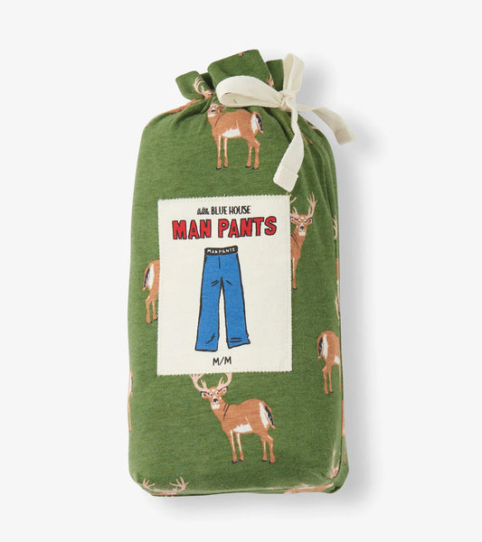 Little Blue House Big Bucks Man Pants