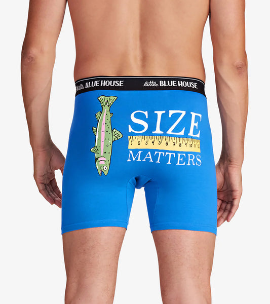 Little Blue House Size Matters Boxer Brief