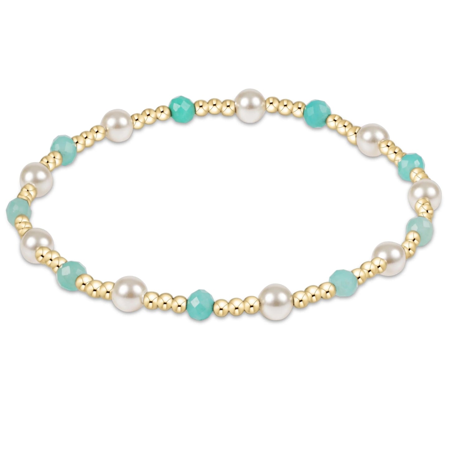 Enewton Pearl Sincerity 4mm Gem  Bracelet - Amazonite