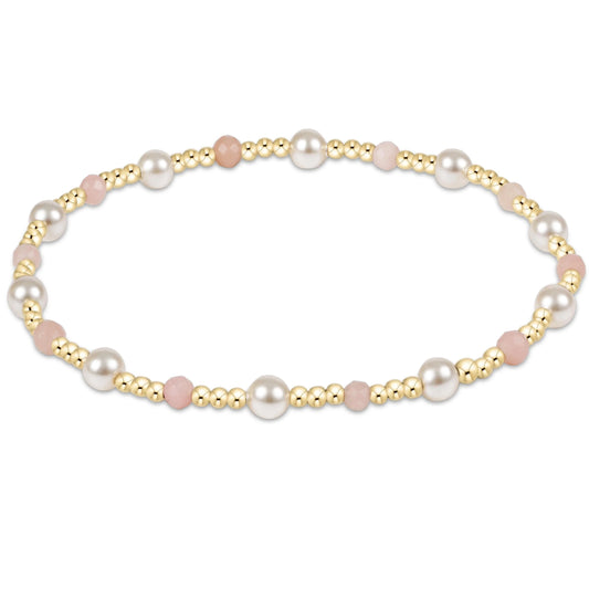 Enewton Pearl Sincerity 4mm Gem  Bracelet - Pink Opal