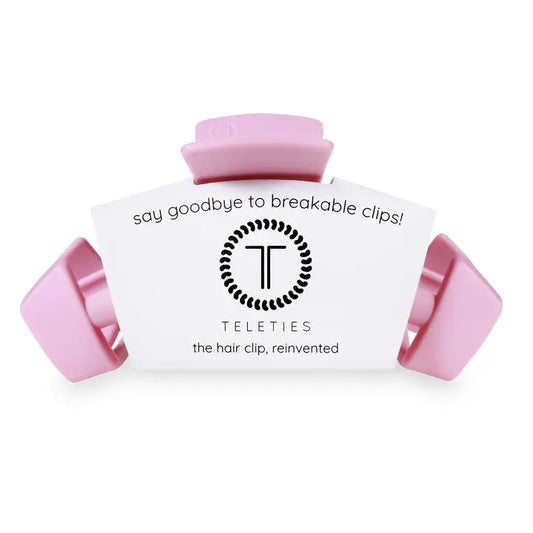 TELETIES Classic Hair Clip Large Merry Pinkmas