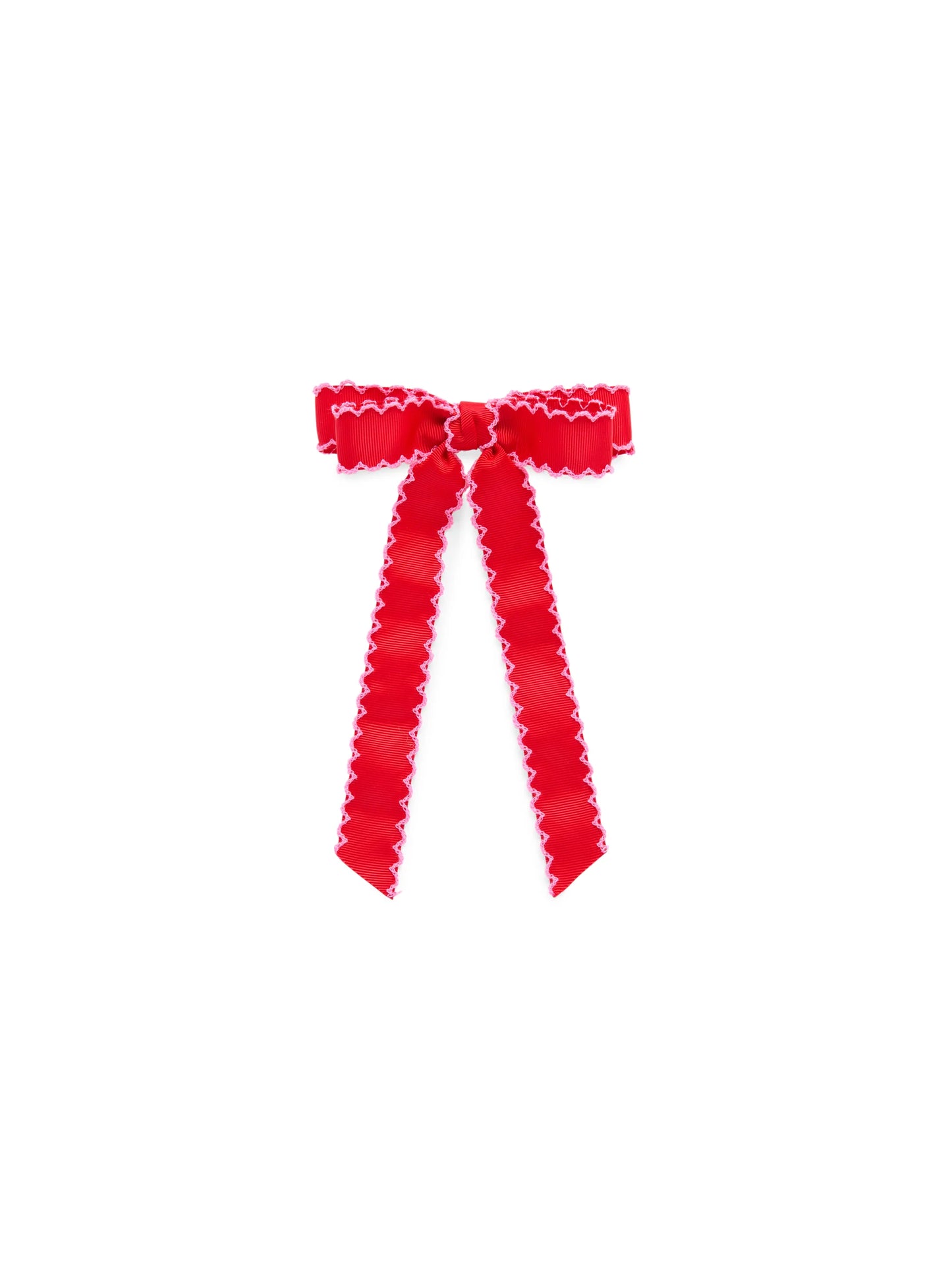 Shiraleah Scallop Trim Bow Clip