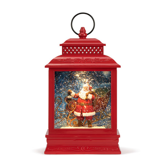 Demdaco Lit Musical Here Comes Santa Claus Lantern