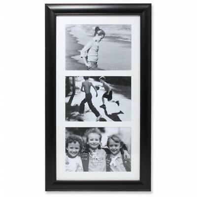 Lawrence Frames Black 3 Hole Opening Frame for 5x7 photos