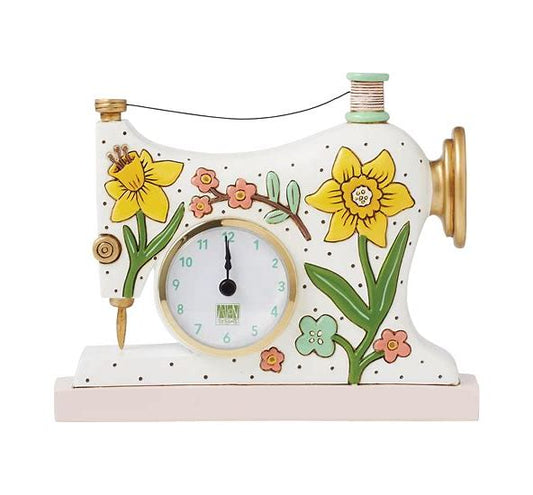 Allen Designs Sew Happy Desk Clock