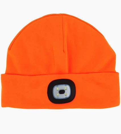 Night Scope Orange Hunting Beanie