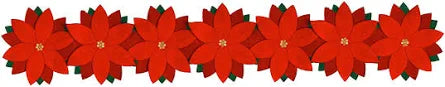 Poinsettia Table Runner