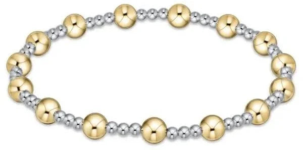 Enewton Classic Sincerity Pattern 5mm Bead Bracelet - Mixed Metal