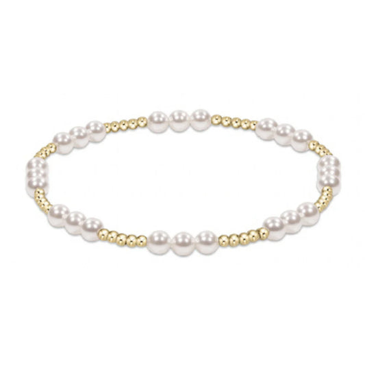 Enewton Classic Joy Pattern 4mm Bead Bracelet - Pearl