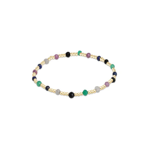 Enewton Extends - Gemstone Gold Sincerity Pattern 3mm Bead Bracelet - Hot Mess Fall Winter