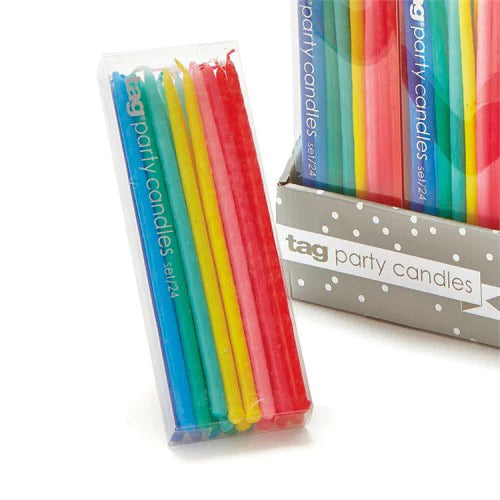 Rainbow Mini Taper Candels