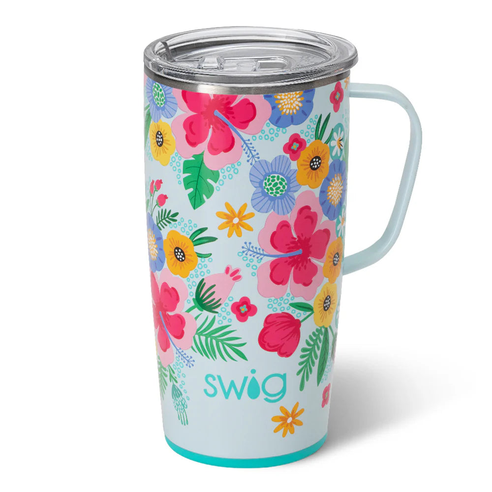 SWIG Island Blooms Travel Mug 22oz