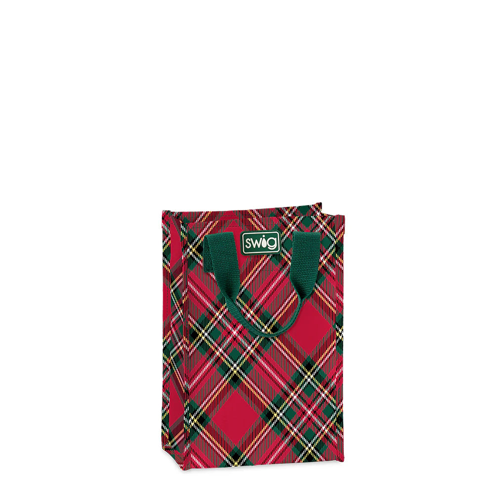 Swig Christmas Plaid Reusable Bag Assortment