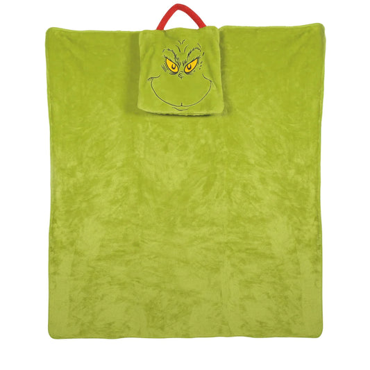 ENESCO Grinch Travel Blanket