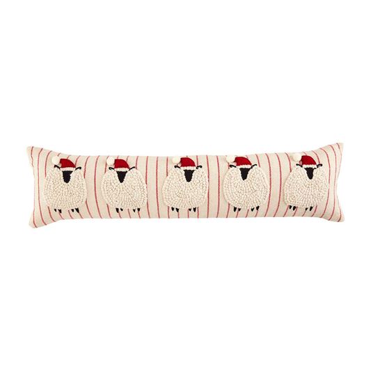 Mud Pie Farm Christmas Long Sheep Pillow