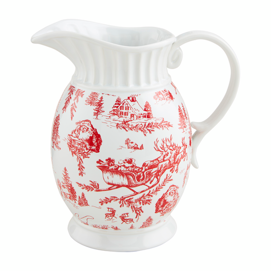 Mud Pie Toile Pitcher