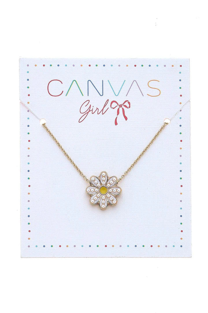 CANVAS Girl Zoey Daisy Delicate Necklace