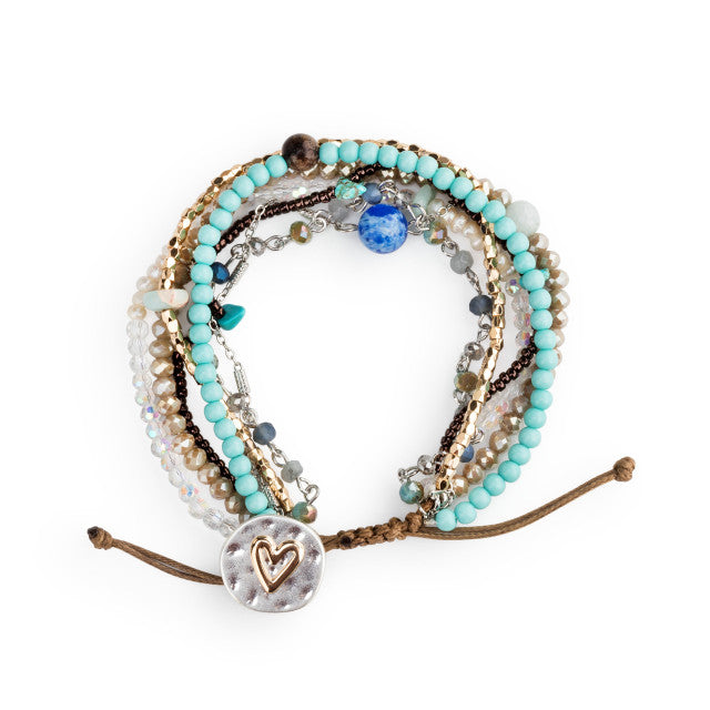 Demdaco Your Journey Beaded Love Bracelet